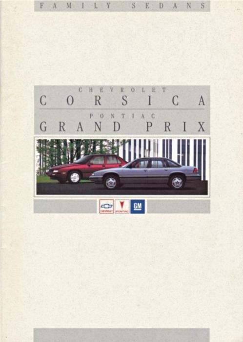 Brochure Chevrolet Corsica - Pontiac Grand Prix 1993 NL, Boeken, Auto's | Folders en Tijdschriften, Gelezen, Chevrolet, Ophalen of Verzenden