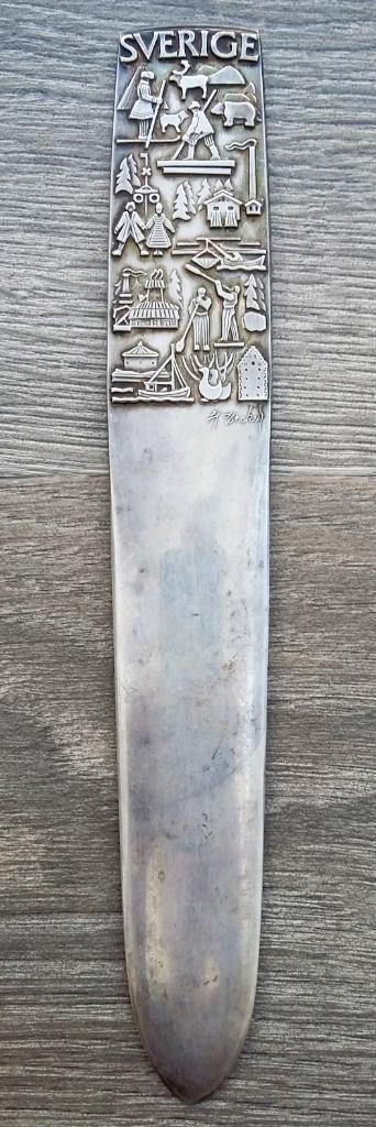 Jaren 60 Grote Briefopener Brievenopener Hall Berg Zweden, Antiek en Kunst, Antiek | Kantoor en Zakelijk, Ophalen of Verzenden