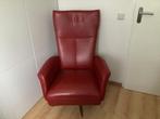 Leren stoel, Ophalen, Gebruikt, Leer, Rood