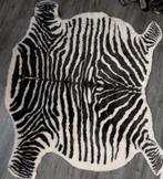 Ikea Schapenvacht Kleed Zebraprint, Gebruikt, 100 tot 150 cm, Zwart, 50 tot 100 cm