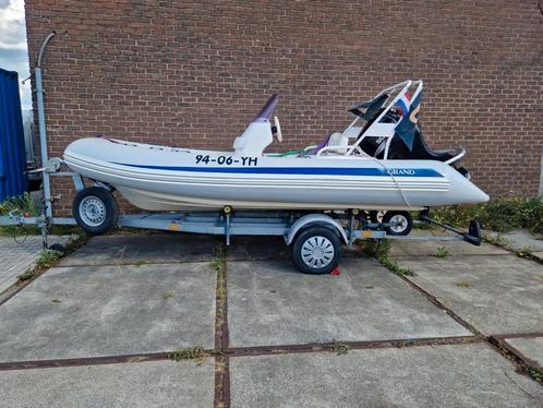 Ribboot tekoop, Watersport en Boten, Rubberboten, Gebruikt, Overige merken, Overige materialen, Minder dan 70 pk, Benzine, Ophalen of Verzenden