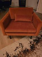 Roestkleurige Velvet Loveseat Adam - Wehkamp, Ophalen, Zo goed als nieuw, 75 tot 100 cm, 125 cm of meer