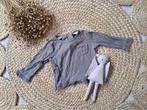 Mooi grijs Zara shirtje maat 68, Kinderen en Baby's, Babykleding | Maat 68, Meisje, Shirtje of Longsleeve, Ophalen of Verzenden