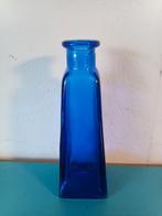 Vaasje van glas, Huis en Inrichting, Woonaccessoires | Vazen, Ophalen, Blauw, Minder dan 50 cm, Glas