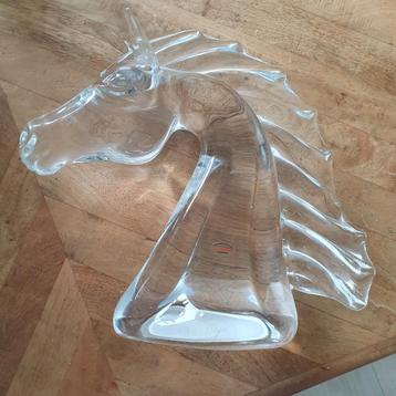 Henryk Rysz, Sabina Poland. Handgemaakt glazen paardenhoofd. beschikbaar voor biedingen