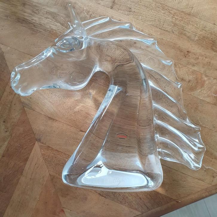 Henryk Rysz, Sabina Poland. Handgemaakt glazen paardenhoofd., Antiek en Kunst, Kunst | Designobjecten, Ophalen of Verzenden