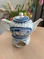 Theepot met lichtje Blond servies blauw, Huis en Inrichting, Keuken | Servies, Ophalen, Blond Amsterdam, Overige typen, Zo goed als nieuw