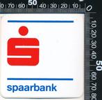 Sticker: Bondsspaarbank (Rood-Blauw), Ophalen of Verzenden