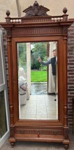 Vintage / antiek Houten Kledingkast / Opbergkast, Antiek en Kunst, Antiek | Meubels | Kasten, Ophalen