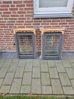 2 stuks Velux dakraam incl. Gootstukken grenen blank GGL C02, Doe-het-zelf en Verbouw, Glas en Ramen, Gebruikt, Minder dan 80 cm