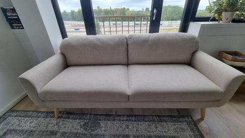 Beige bank 3-zits, Huis en Inrichting, Banken | Bankstellen, Zo goed als nieuw, 75 tot 100 cm, Ophalen