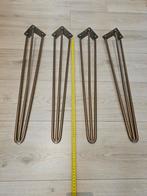 Hairpin tafelpoten koperkleur 72cm, Overige vormen, 50 tot 100 cm, Tafelpoot, Industrieel
