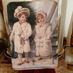 🌲Victoriaanse sneeuw kindjes🌲, Antiek en Kunst, Verzenden