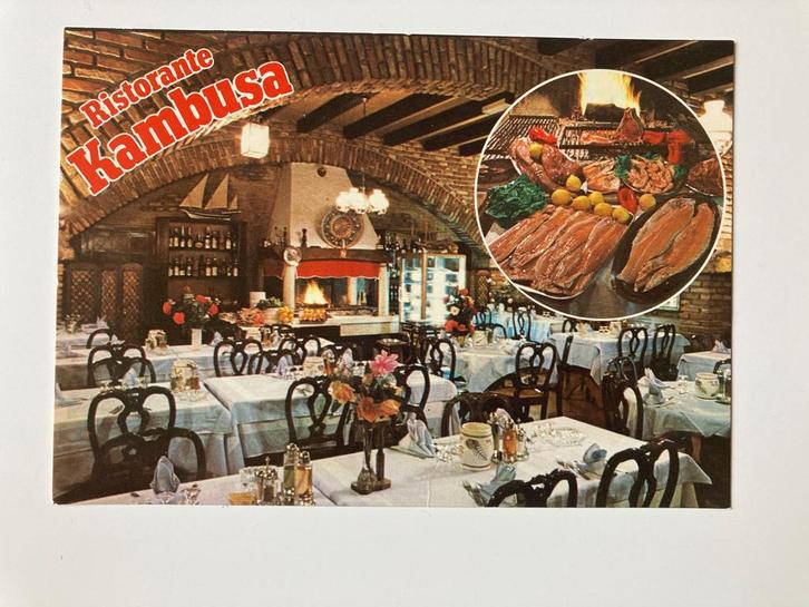 ansichtkaart Ristorante Kambusa - Lazise (Gardameer Italië), Verzamelen, Ansichtkaarten | Buitenland, Ongelopen, Italië, 1980 tot heden