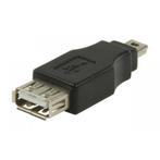 USB 2.0-adapter Mini 5-pins mannelijk naar USB A vrouwelijk, Ophalen of Verzenden, Nieuw