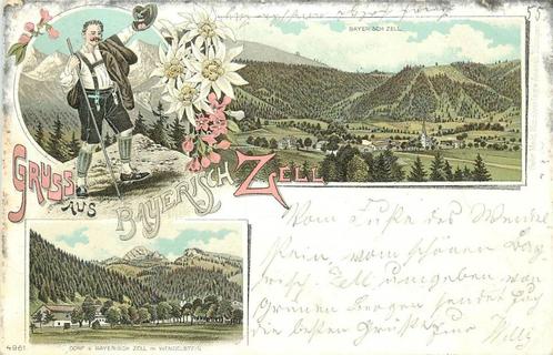 (379-021-015) Bayerisch Zell Litho, Verzamelen, Ansichtkaarten | Buitenland, Duitsland, Verzenden