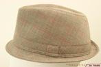 nieuwe hoed Trilby Hawkins bruin grijs maat 58 unisex, Kleding | Dames, Hoeden en Petten, Hoed, Hawkins, Nieuw, Ophalen of Verzenden