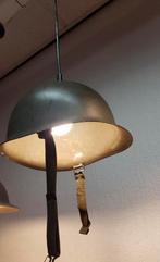 Legerhelm hanglamp, Ophalen of Verzenden, Gebruikt, Overige materialen, Minder dan 50 cm