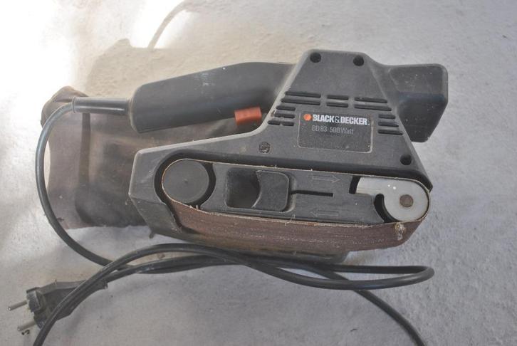 Schuurmachine, Black en decker, Doe-het-zelf en Verbouw, Gereedschap | Schuurmachines, Gebruikt, Vlakschuurmachine, Minder dan 600 watt