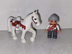 Duplo ridder met paard, Kinderen en Baby's, Speelgoed | Duplo en Lego, Gebruikt, Ophalen of Verzenden, Duplo, Duplo