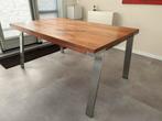 Bert Plantagie eettafel geolied notenhout 160x100, Huis en Inrichting, Tafels | Eettafels, Ophalen, Gebruikt, 50 tot 100 cm, Vijf personen of meer