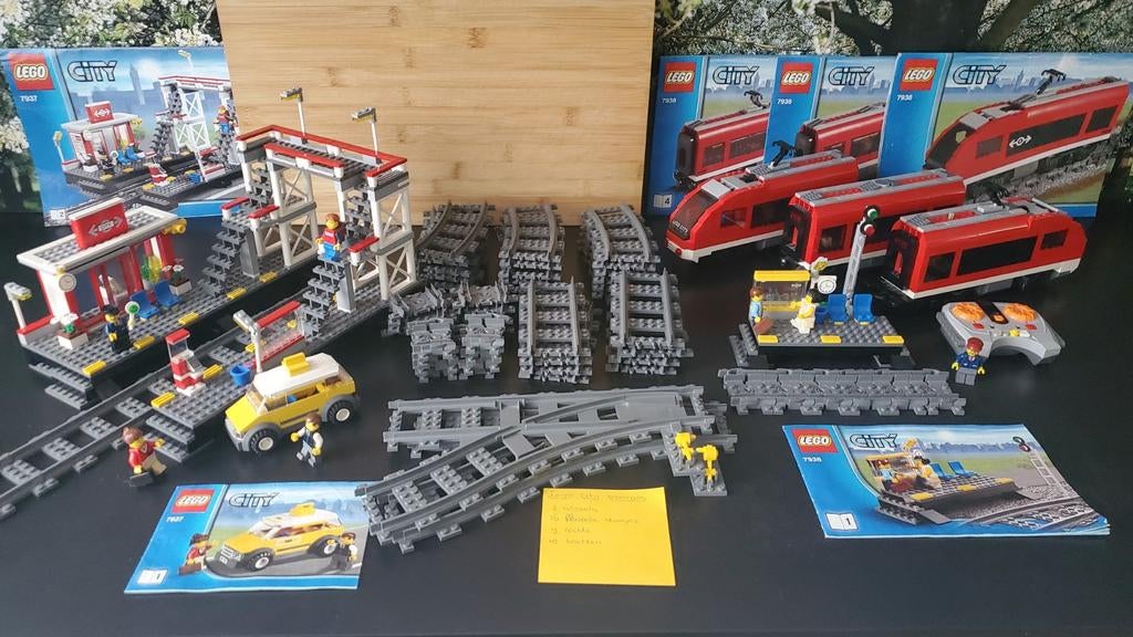 Lego City Trein Set 7937 + 7938, Ophalen of Verzenden, Gebruikt, Lego