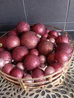 37 GLITTER KERSTBALLEN NU ALLES 10 EURO ZIE FOTO,S., Diversen, Kerst, Ophalen of Verzenden