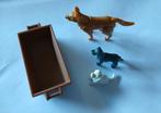 Playmobil dieren 3 honden met voerbak, Kinderen en Baby's, Speelgoed | Playmobil, Ophalen of Verzenden, Zo goed als nieuw, Los playmobil