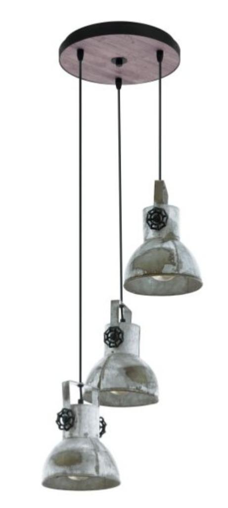 Als nieuw! Eglo Barnstaple hanglamp industrieel!, Huis en Inrichting, Lampen | Hanglampen, Zo goed als nieuw, Minder dan 50 cm