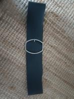 Blauw leren taille riem maat 95, Overige kleuren, 3 tot 5 cm, 90 tot 100 cm, Tailleriem