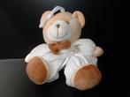 EVORA KRUIDVAT BEER MUZIEKDOOS VELOURS BEIGE MET WIT SNUITJE, Kinderen en Baby's, Speelgoed | Knuffels en Pluche, Ophalen of Verzenden