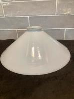 Antieke lampenkap 26cm, melkglas (090625), Ophalen of Verzenden, Rond