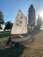 Mooie optimist te koop!, Watersport en Boten, Zeilen en Zeiltoebehoren, Ophalen, Gebruikt, Minder dan 15 m²