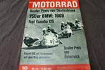 das Motorrad 18 mei 1968 BMW Yamaha YAS-1125 test kreidler, Ophalen of Verzenden, Gelezen