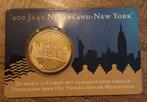 400 Jaar Ned.-New York 10 Florijn 24 karaats brons verguld, Postzegels en Munten, Munten | Nederland, Ophalen of Verzenden, Vóór koninkrijk
