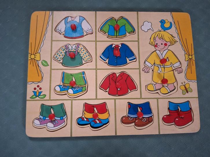 Aankleedpuzzel - 12 Stukjes, Kinderen en Baby's, Speelgoed | Kinderpuzzels, Zo goed als nieuw, 2 tot 4 jaar, 10 tot 50 stukjes