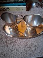 Zilveren Dienblad met Sauskommen, Ophalen of Verzenden, Zilver