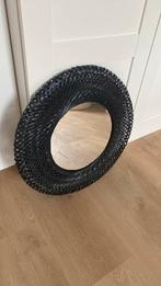 Ikea spiegel zwart/bamboe, Huis en Inrichting, Woonaccessoires | Spiegels, Ophalen, Zo goed als nieuw, Rechthoekig, Minder dan 100 cm