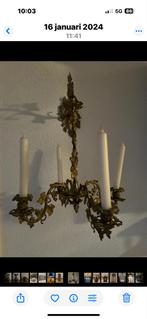 Antieke Bronzen Wandkandelaar 4-arms, Ophalen of Verzenden, Koper of Brons