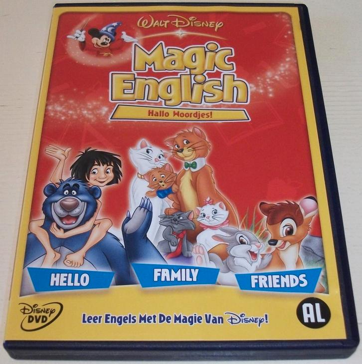 Dvd *** MAGIC ENGLISH *** Walt Disney, Cd's en Dvd's, Dvd's | Kinderen en Jeugd, Zo goed als nieuw, Tv non-fictie, Educatief, Alle leeftijden