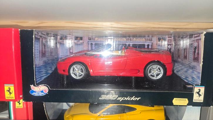Hot Wheels Ferrari 360 Spider - Nieuw in doos!, Hobby en Vrije tijd, Modelauto's | 1:18, Nieuw, Auto, Hot Wheels, Ophalen of Verzenden