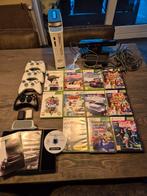 Xbox 360 met controllers spellen en meer, Spelcomputers en Games, 2 spelers, Ophalen of Verzenden, Gebruikt, Vanaf 3 jaar