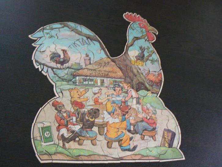 TikTak puzzel koffie en thee Haan antiek, Antiek en Kunst, Antiek | Speelgoed, Ophalen of Verzenden