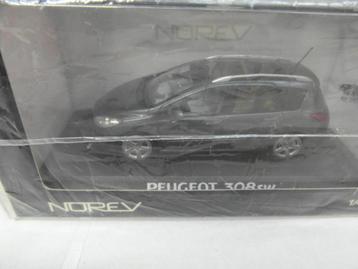 Peugeot 308 SW  Donker Grijs Metallic  Norev  1:43 beschikbaar voor biedingen