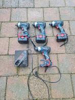 4 x Bosch GDR 14.4V slagschroefmachine, Ophalen, Gebruikt, Variabele snelheid, Boor- en Schroefmachine