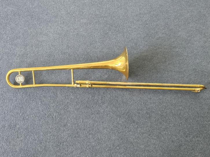 King 606 2B Small bore Tenor Trombone, Muziek en Instrumenten, Blaasinstrumenten | Trombones, Gebruikt, Tenor, Ophalen
