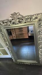 Zilverkleurige lijst, Huis en Inrichting, Woonaccessoires | Spiegels, Ophalen, 125 cm of meer, Zo goed als nieuw, 150 tot 200 cm