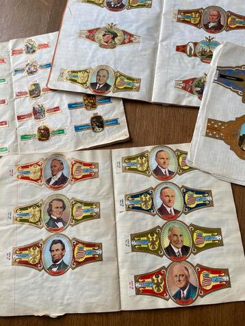 Verzameling Sigarenbandjes beschikbaar voor biedingen