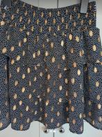 Zwarte rok met print - Maat S, Kleding | Dames, Rokken, Zwart, Ophalen of Verzenden, Zo goed als nieuw, Maat 36 (S)