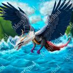 Digitale Artprint – Feathered Wyvern, Ophalen